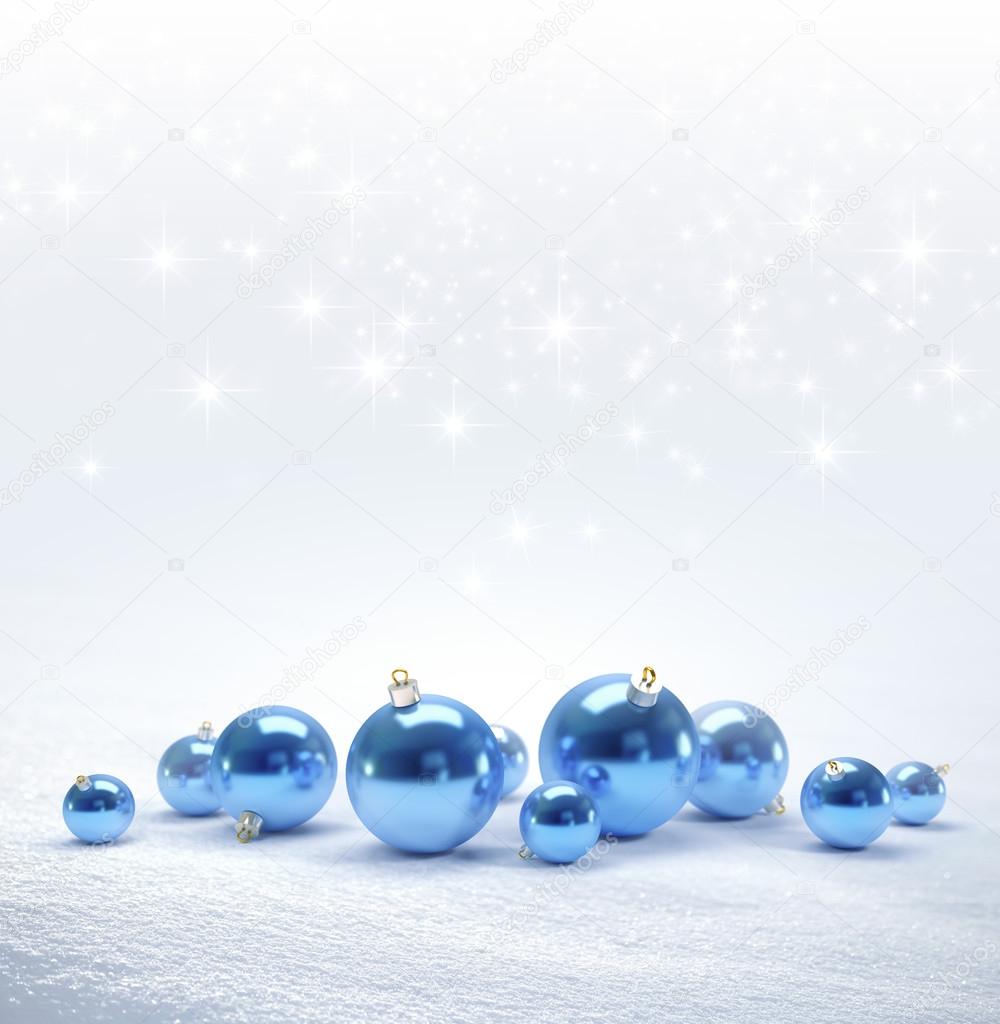 Christmas balls background