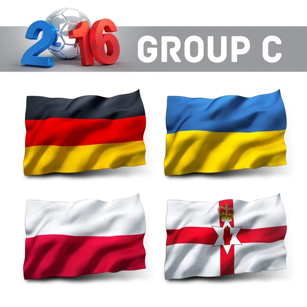 Grupo clasificatorio Francia 2016 — Foto de Stock