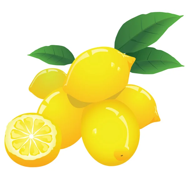 Limones — Vector de stock