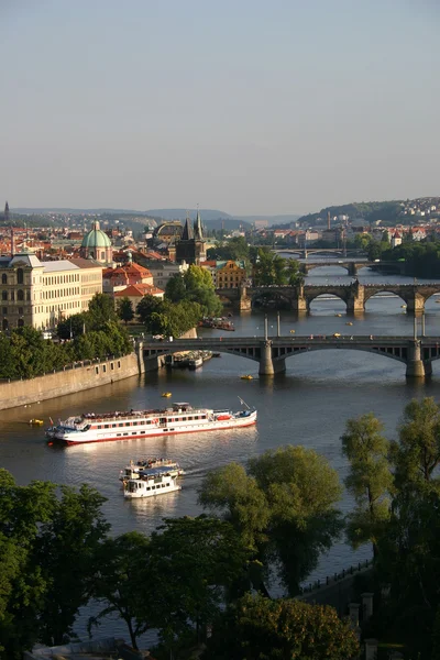 Widok na Pragę — Zdjęcie stockowe