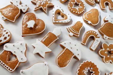 Noel gingerbread arka plan