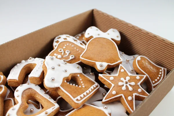 Noel gingerbread el yapımı — Stok fotoğraf