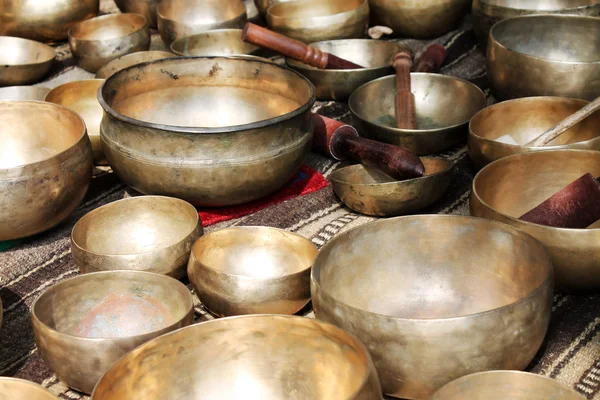 Zingen tibet bowl - kopje van het leven — Stockfoto