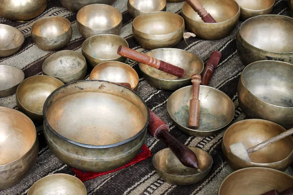 Zingen tibet bowl - kopje van het leven — Stockfoto