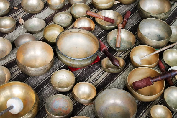 Zingen tibet bowl - kopje van het leven — Stockfoto