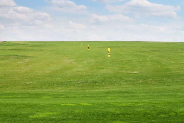 Panorama du terrain de golf — Photo