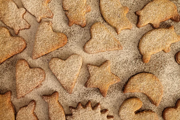 Christmas home-made cookies — Stock Photo, Image