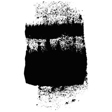 Soyut grunge fırça şekli