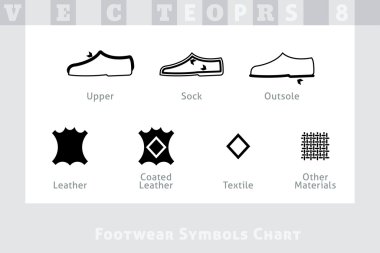 Ayakkabı etiket simgesi