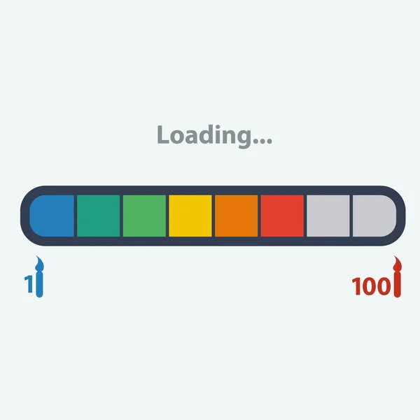 Verjaardag Card metafoor: Loader — Stockvector