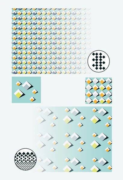 Structuur patronen — Stockvector