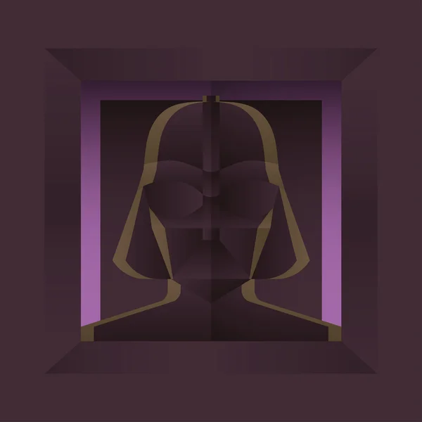 Illustration von Darth Vader — Stockvektor