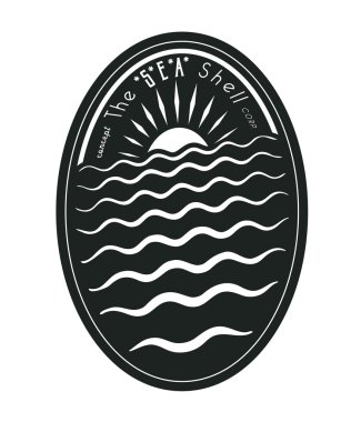 Badge concept:The Sea Shell clipart