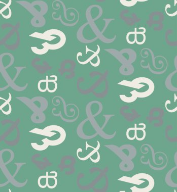 Ve işareti Dikişsiz desen arka plan.