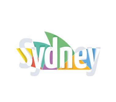 Sydney şehir seyahat simgesi