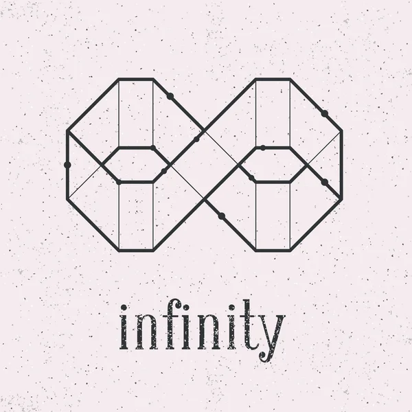 Geometrik Infinity. — Stok Vektör