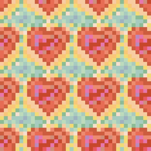 Seamless heart pattern. — Stock Vector