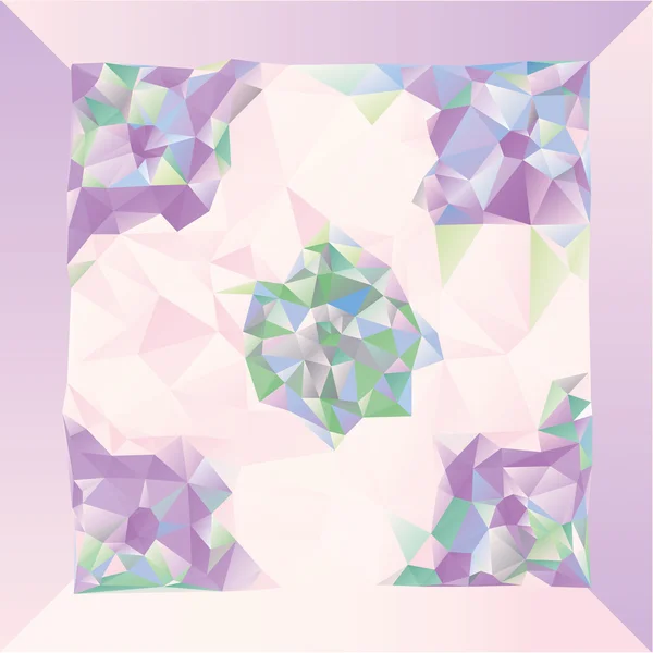 Patrón de azulejo triangulado — Vector de stock