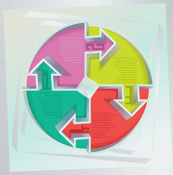 Plantilla de infografía — Archivo Imágenes Vectoriales