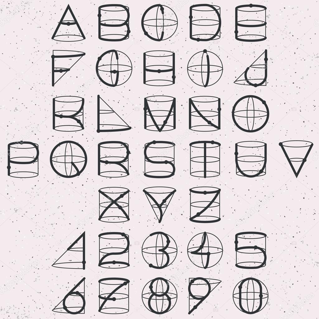 буквы в геометрической форме. геометрическая фигура на букву о. абстрактный шрифт. буквы из геометрических фигур. буквы в геометрической форме.