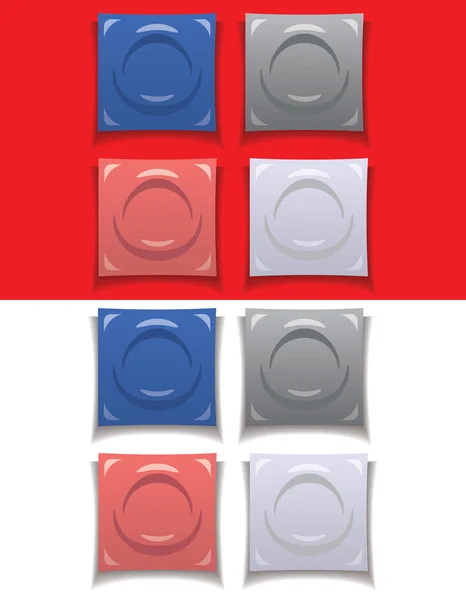 Kondomy ikony — Stockový vektor