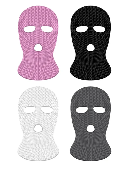 Collezione Ski Masks Illustrazione Stock