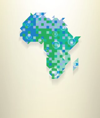 Mavi Afrika Haritası