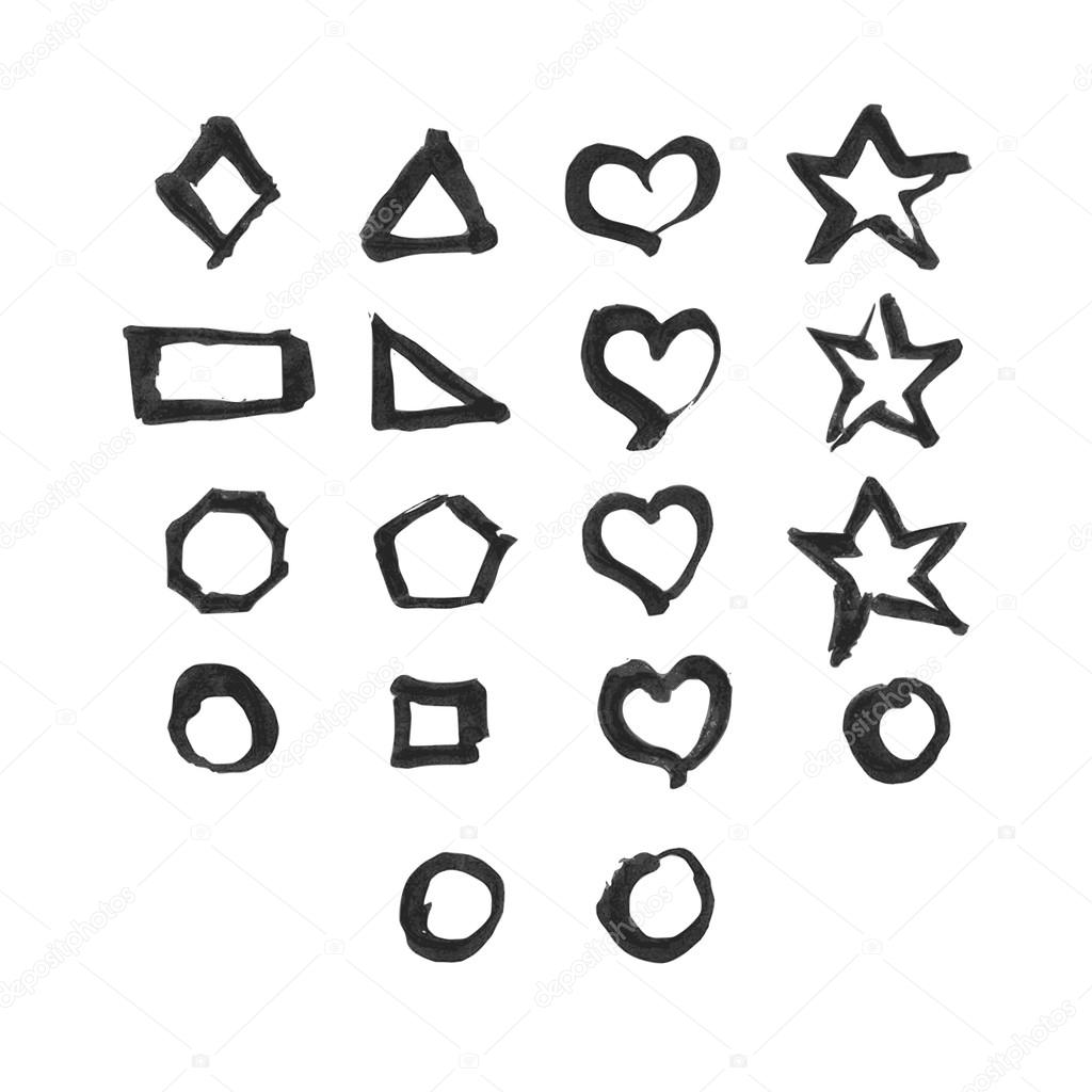 set of different symbols