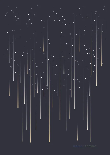 流星雨最小的设计背景 — 图库矢量图片