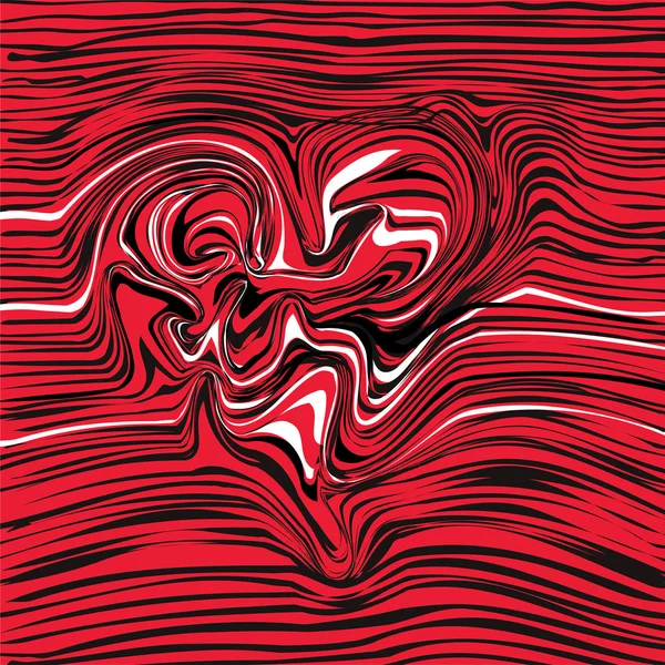 Papel de mármol en forma de corazón — Vector de stock