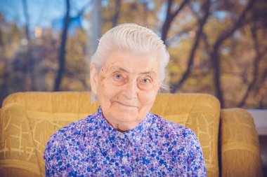 Yaşlı bir anneanne portresi