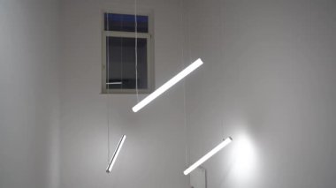 Artificial lighting. Electric lighting in the room.