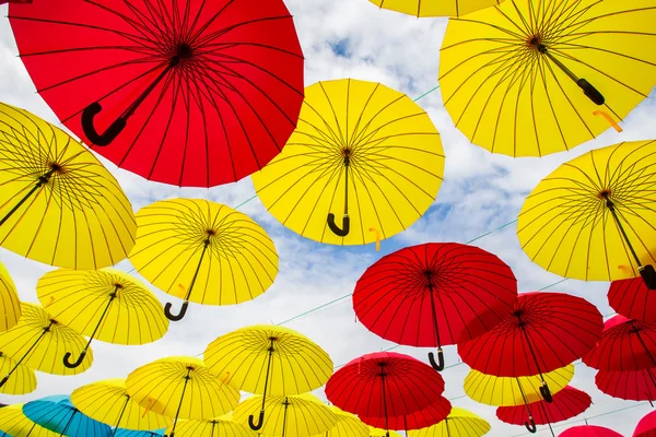 Multi-colored umbrellas — Stock Photo, Image