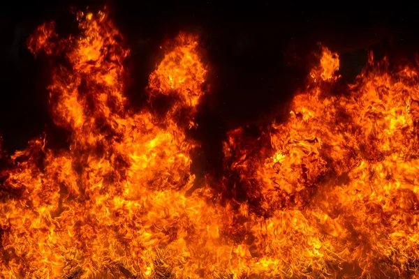 Wall of fire — Stock Photo, Image