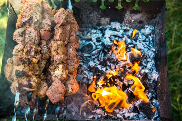 Мясо, приготовленное на гриле — стоковое фото