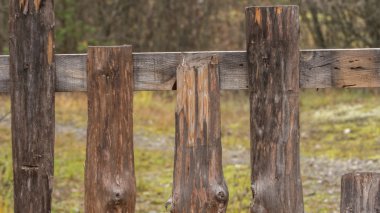 Ahşap çit. Ahşap çit