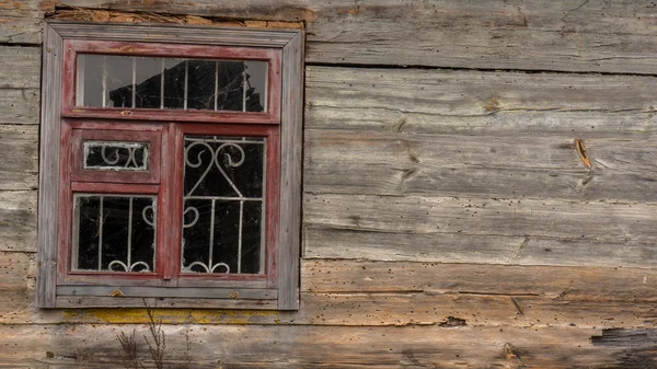 Oude houten huis. Oekraïne. Poles'e — Stockfoto