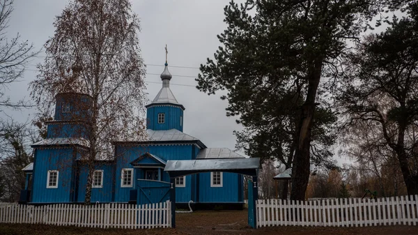 Дерев'яні церкви. Україна. Poles'e — стокове фото