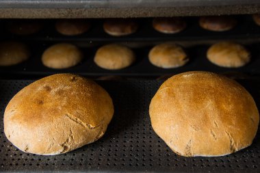 Ekmek. Yarı otomatik teknoloji. Siyah ekmek
