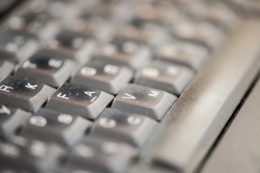 Siyah klavye bilgisayar