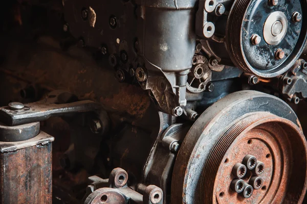 Motor de combustão interna a gasolina — Fotografia de Stock