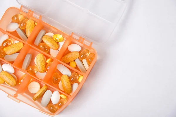 Pudełko z witaminami — Zdjęcie stockowe