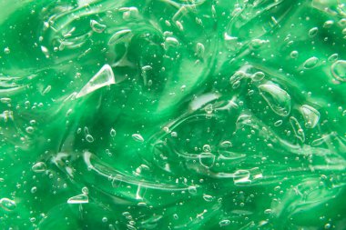 Şeffaf sıvı jel serumu dokusu. Makyaj ve kozmetik doku arka planı, cilt ürünü ve güzellik kremi, kopyalama alanı