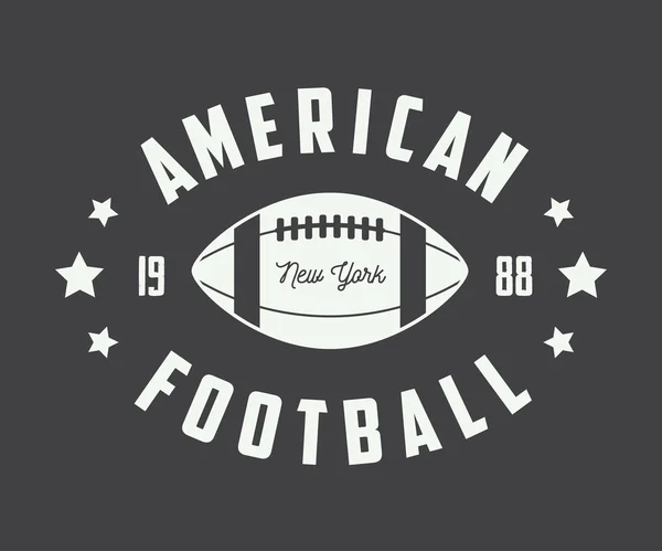 Лейблы регби и американского футбола — стоковый вектор
