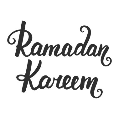 ramadan kareem tebrik kartı tasarım şablonu 