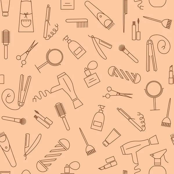 Bakım ve güzellik seamless modeli.