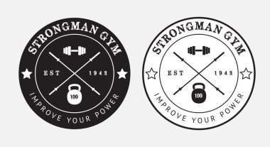 Spor logoları siyah beyaz dizi