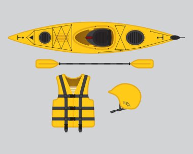 Sarı düz rafting ayarlamak