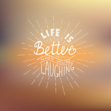 Card with hand drawn typography design element for greeting cards, posters and print.
