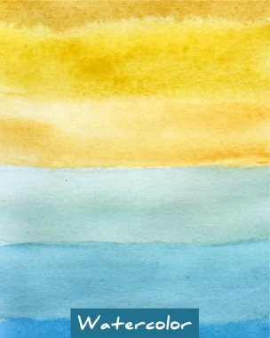 Arka plan çok renkli çizgili suluboya el çekilmiş